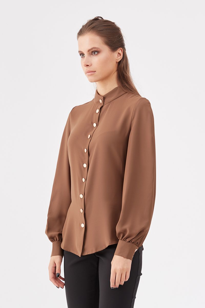 Блузы Favorini 21362 коричневый