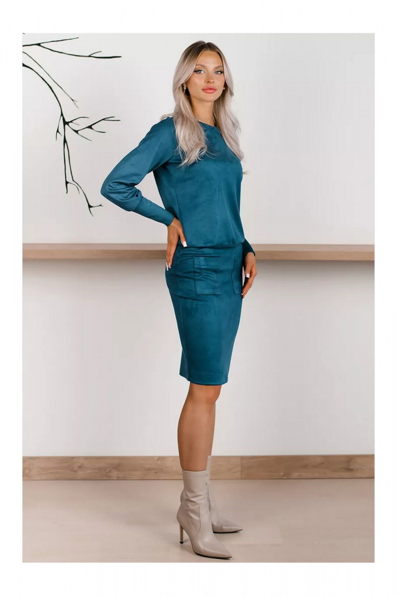 Юбочный костюм MONA STYLE FASHION&DESIGN 19089/2 лазурный