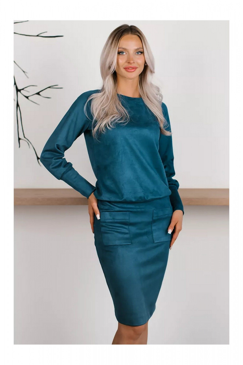 Юбочный костюм MONA STYLE FASHION&DESIGN 19089/2 лазурный