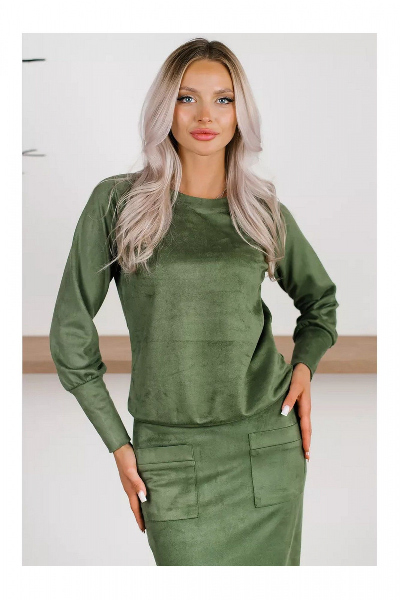 Юбочный костюм MONA STYLE FASHION&DESIGN 19089/2 оливковый