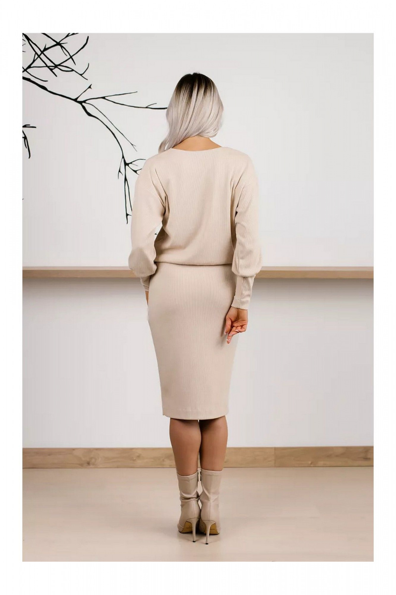 Юбочный костюм MONA STYLE FASHION&DESIGN 19089/2 бежевый