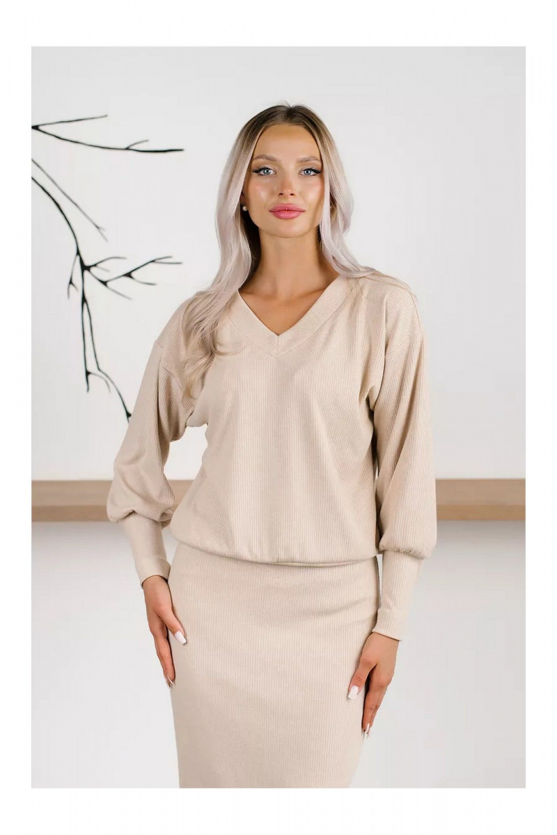 Юбочный костюм MONA STYLE FASHION&DESIGN 19089/2 бежевый