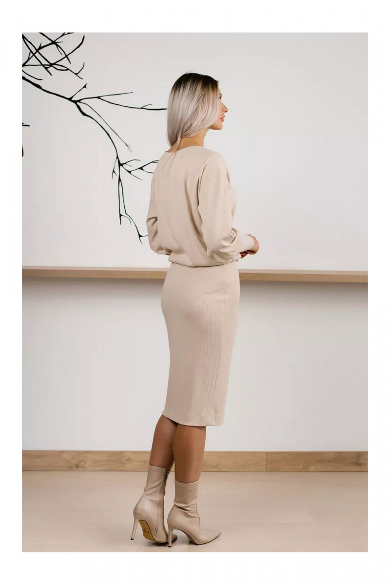 Юбочный костюм MONA STYLE FASHION&DESIGN 19089/2 бежевый