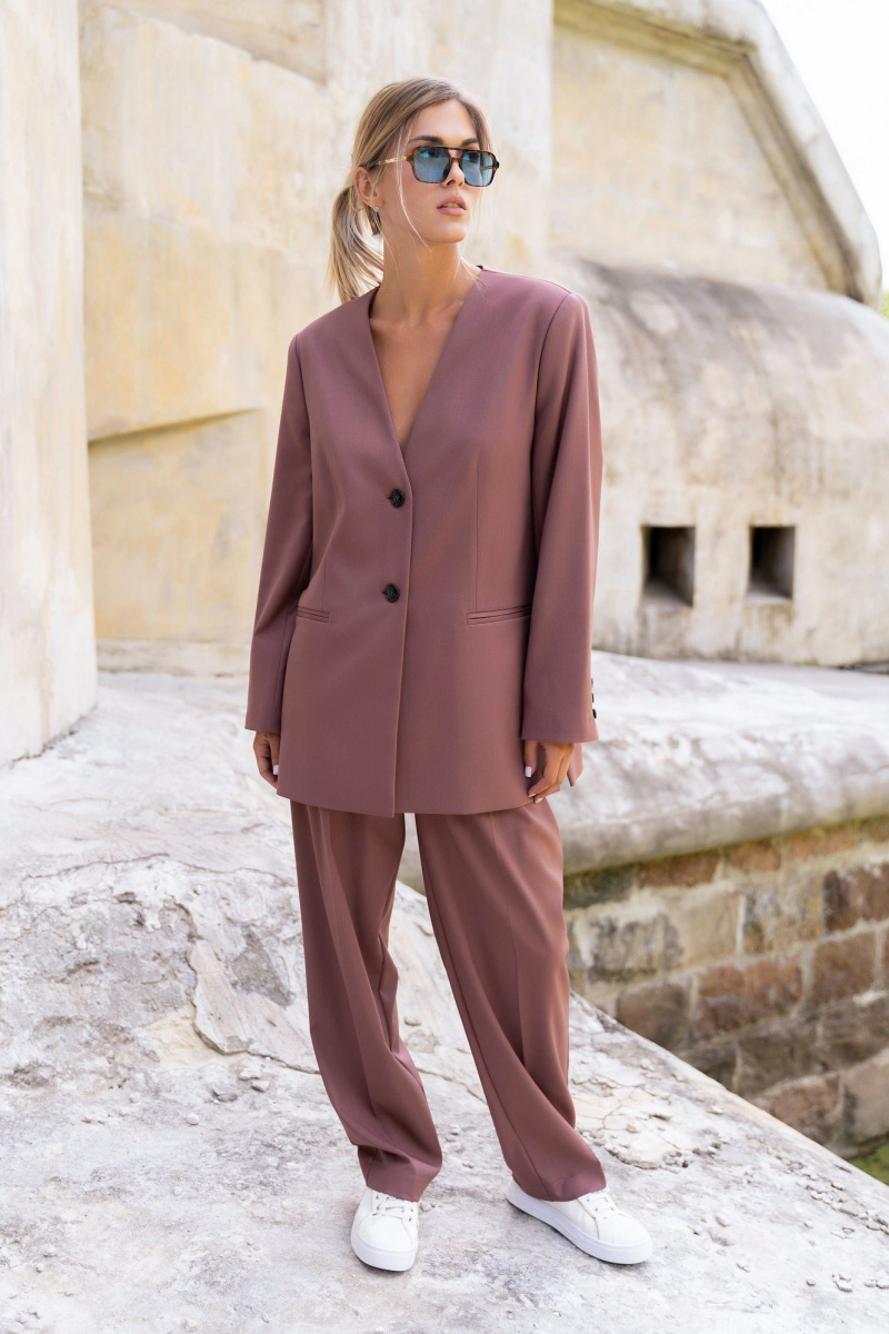 Брючный костюм SILVERSPICE S-1418 Rose_Brown