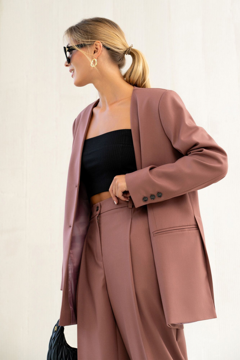 Брючный костюм SILVERSPICE S-1418 Rose_Brown