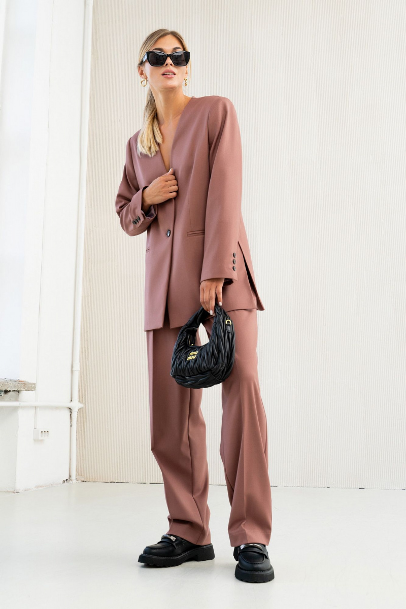 Брючный костюм SILVERSPICE S-1418 Rose_Brown