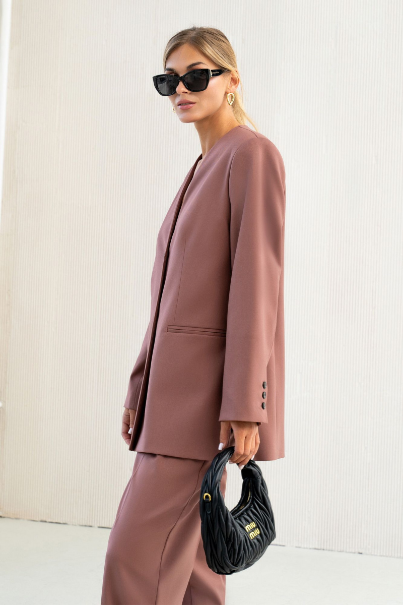 Брючный костюм SILVERSPICE S-1418 Rose_Brown