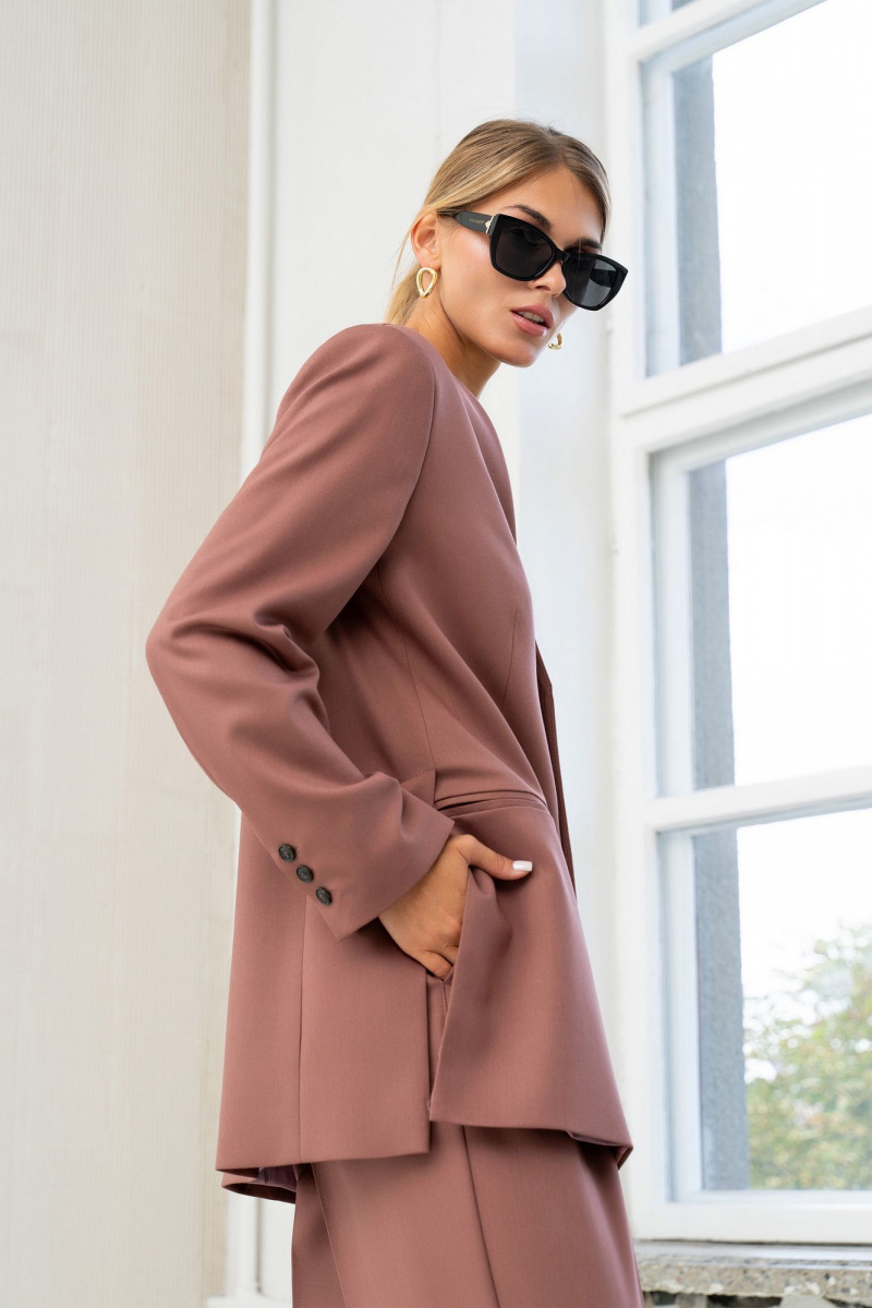 Брючный костюм SILVERSPICE S-1418 Rose_Brown