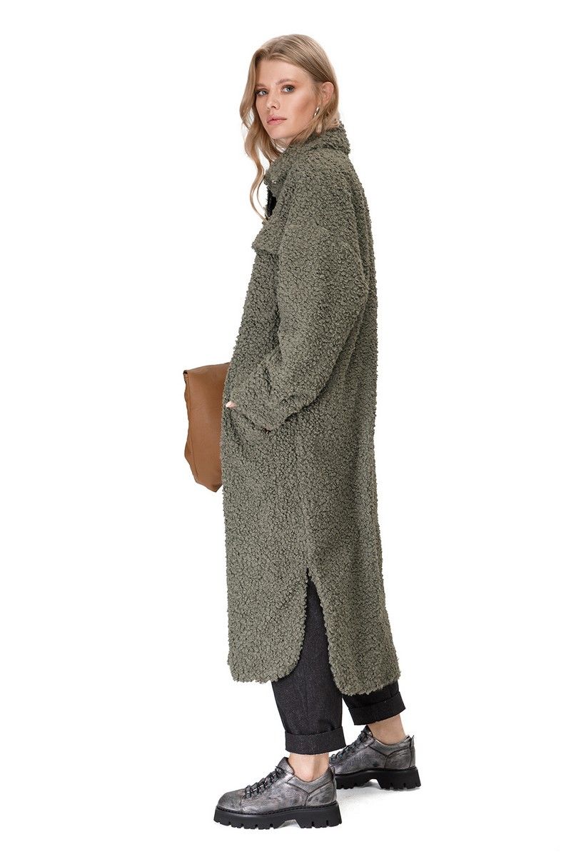 Женское пальто PiRS 1676 хаки