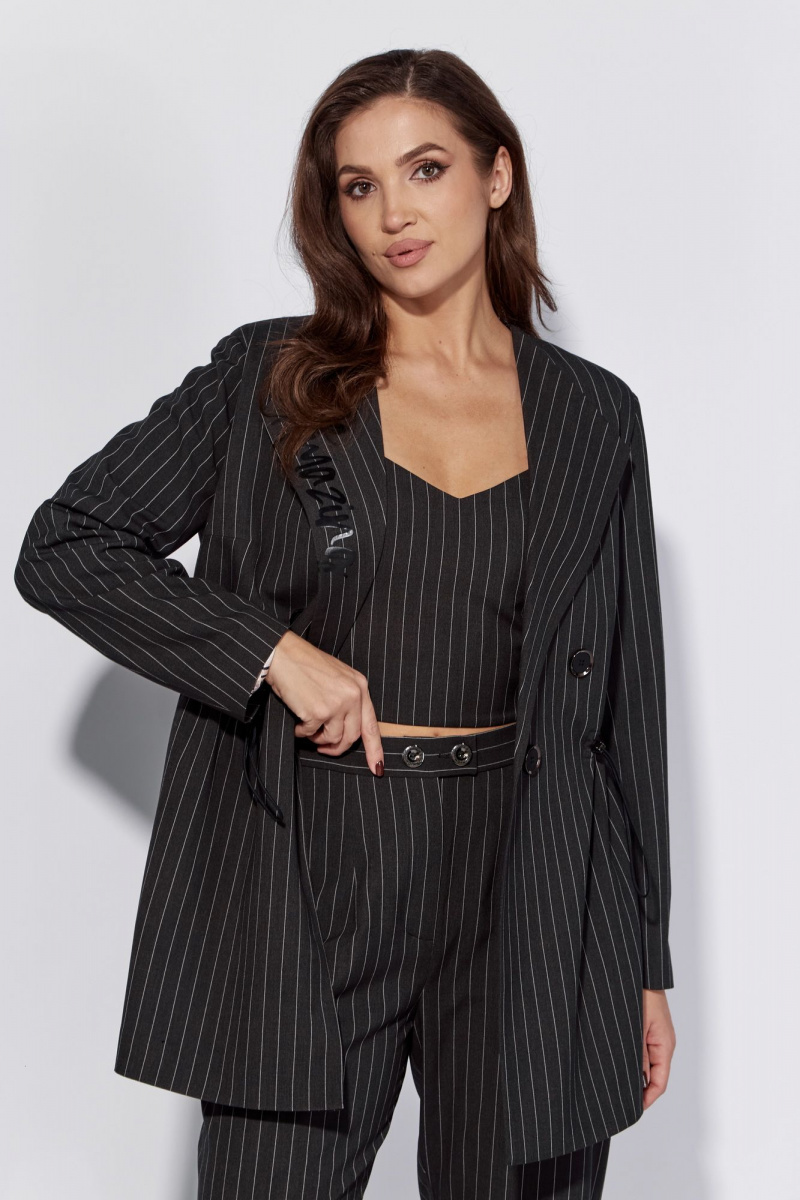 Брючный костюм Luna 182 тёмный_графит
