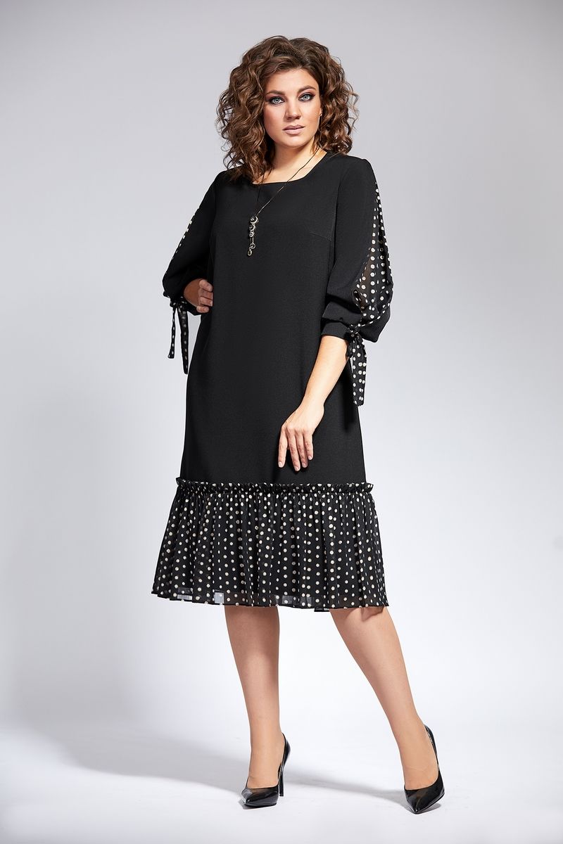 Платье Милора-стиль 812 черный