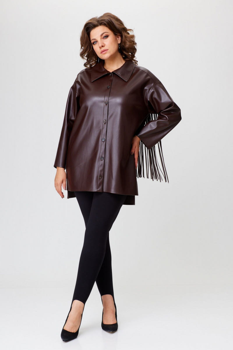 Рубашки Avenue Fashion 0330 шоколад