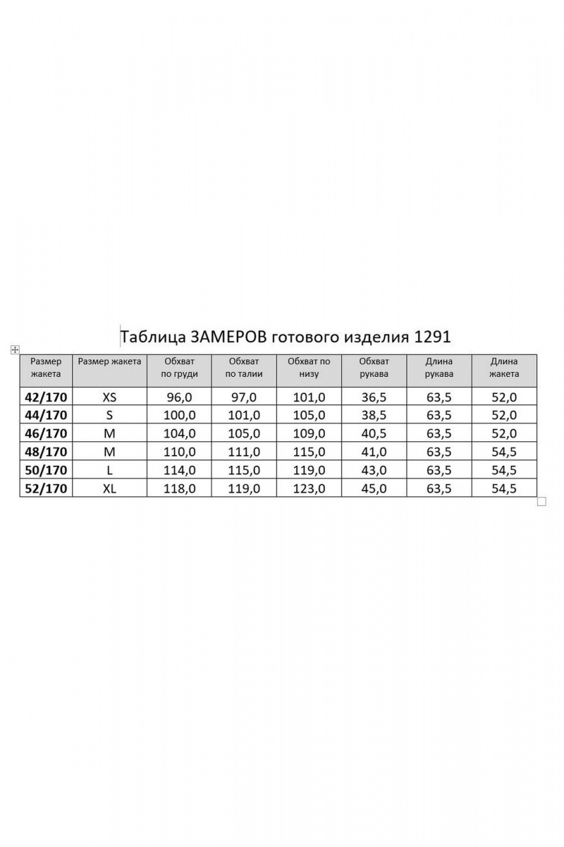 Жакеты RINKA 1291/1