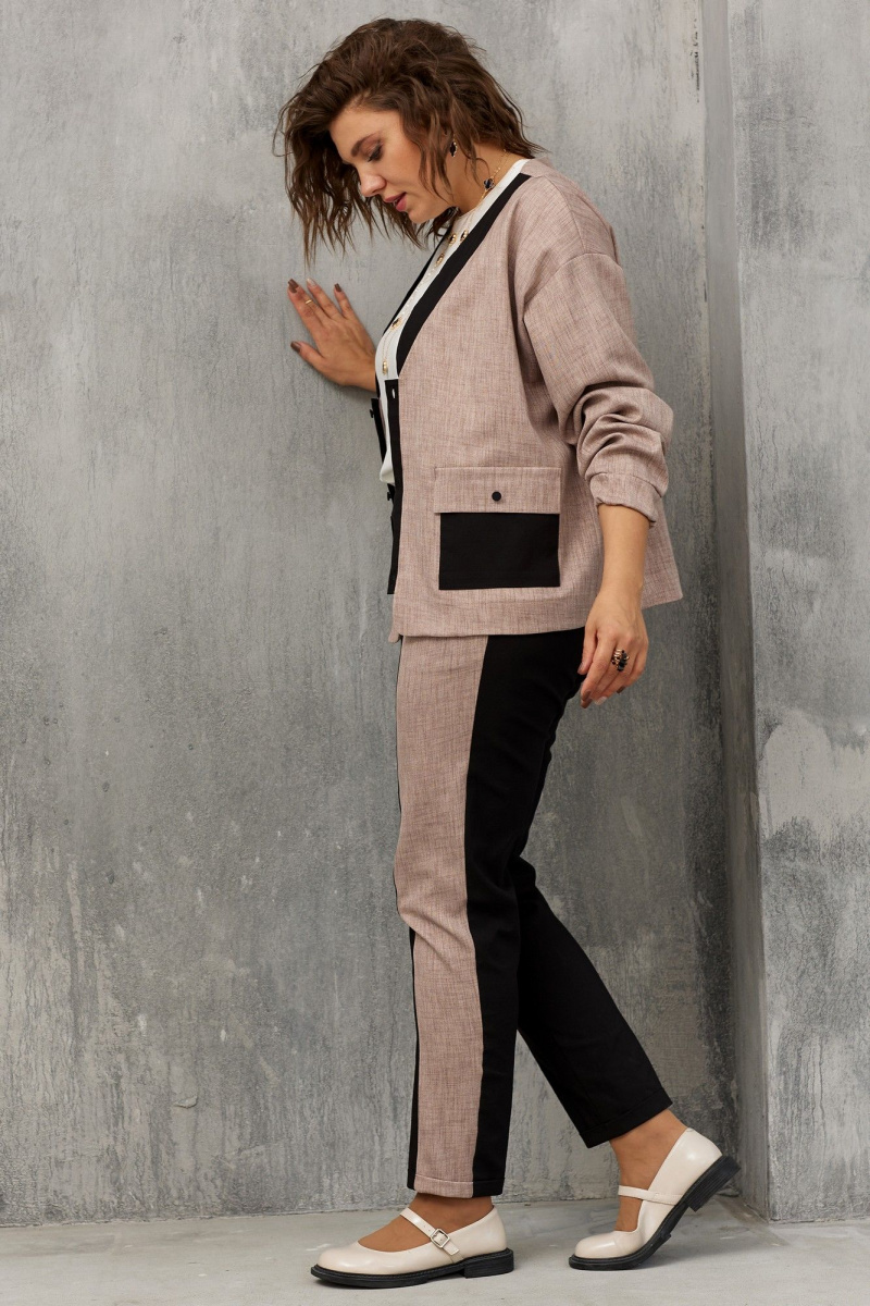 Брючный комплект BegiModa 3074 черная_роза