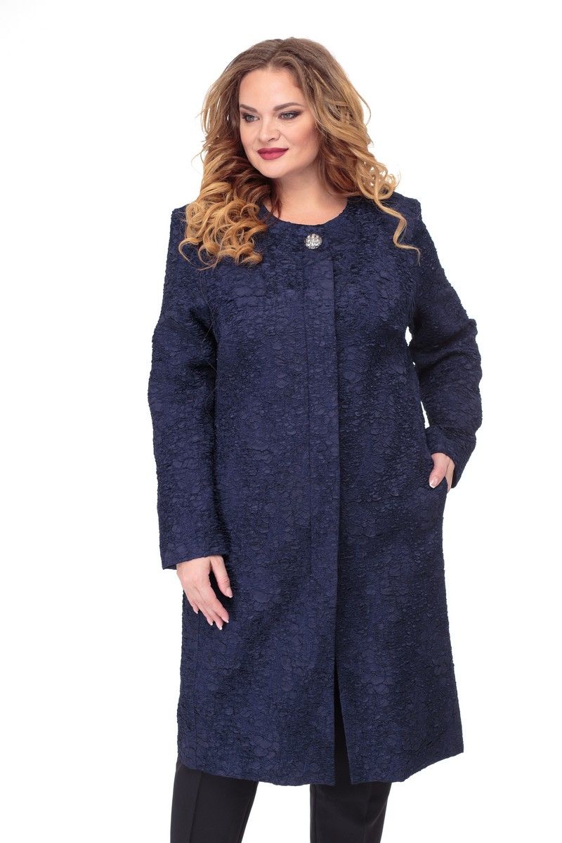 Женское пальто Anelli 179 синий