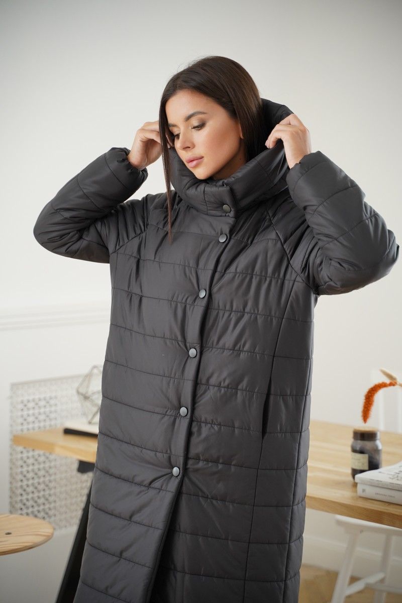 Женское пальто LadisLine 1278 черный