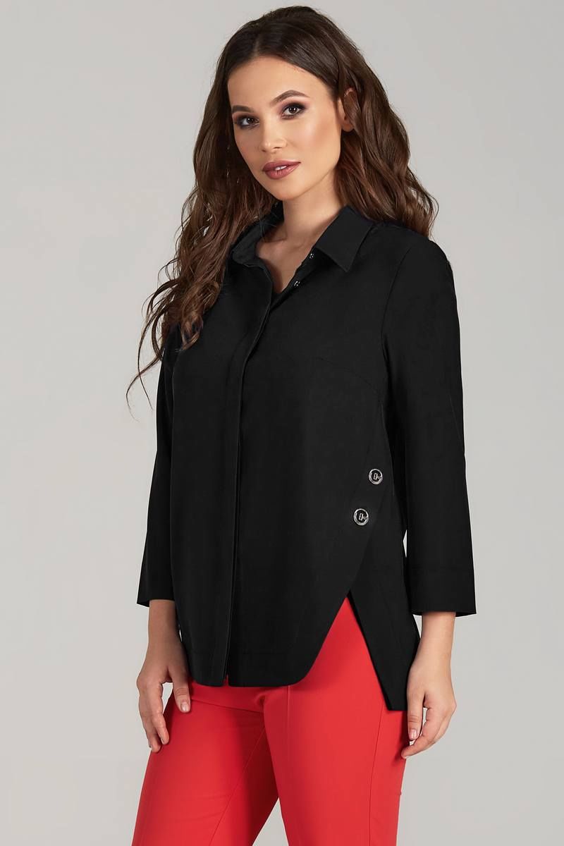 Блузы Teffi Style L-1504 черный