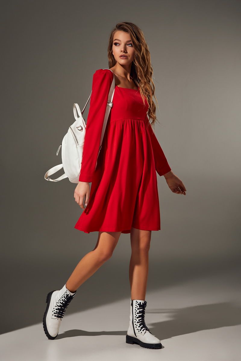 Платье Andrea Fashion AF-62 красный