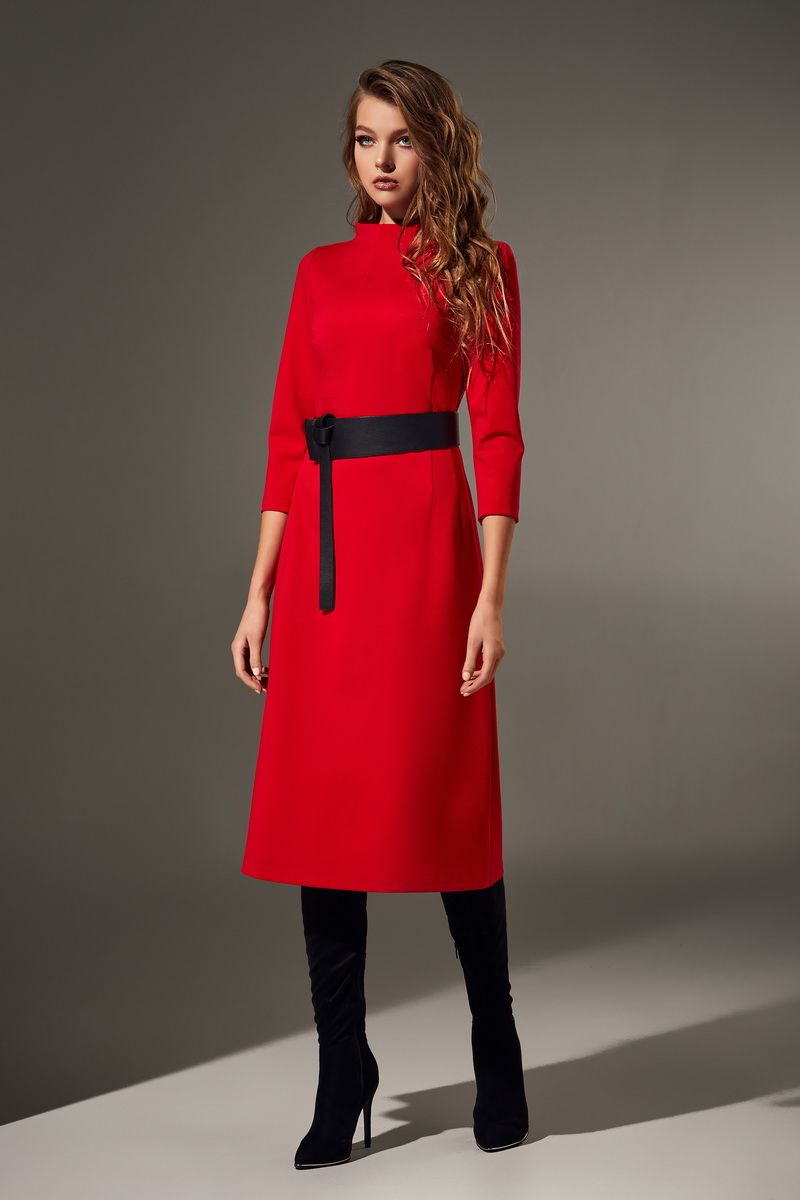 Платье Andrea Fashion AF-68 красный