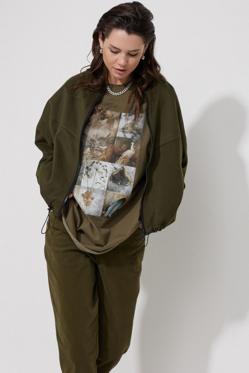 Джемперы MG Wear 1001 хаки