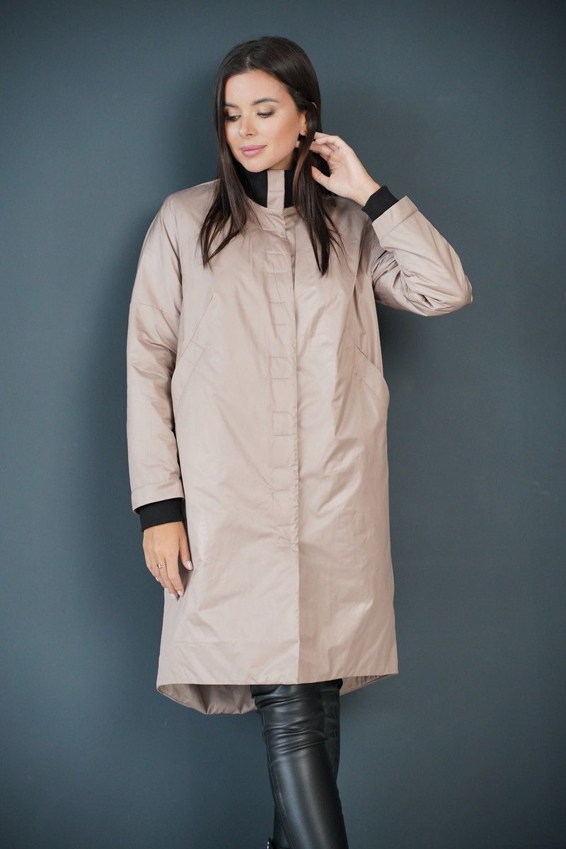 Женское пальто LadisLine 1282 бежевый