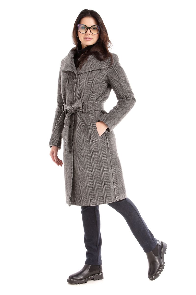 Женское пальто IUKONA 7000 темно-серый
