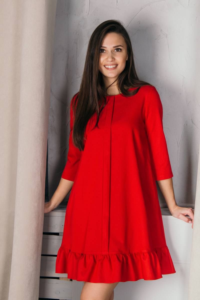 Платье KRASA - Danaida 160-20 красный