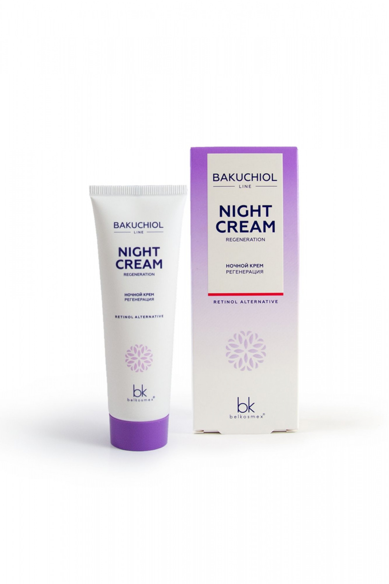 Кремы для лица Belkosmex BAKUCHIOL LINE Ночной крем регенерация