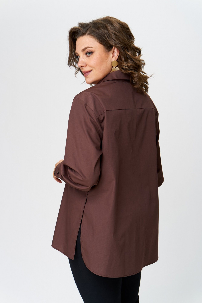 Рубашки Avenue Fashion 0301-7 шоколад