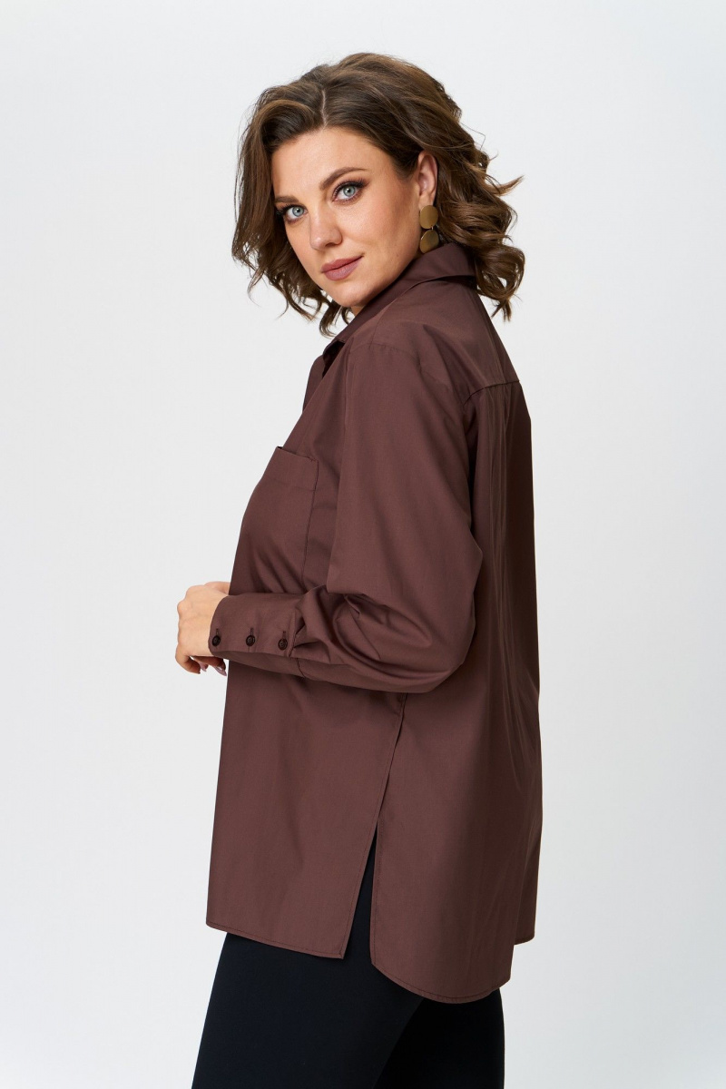Рубашки Avenue Fashion 0301-7 шоколад