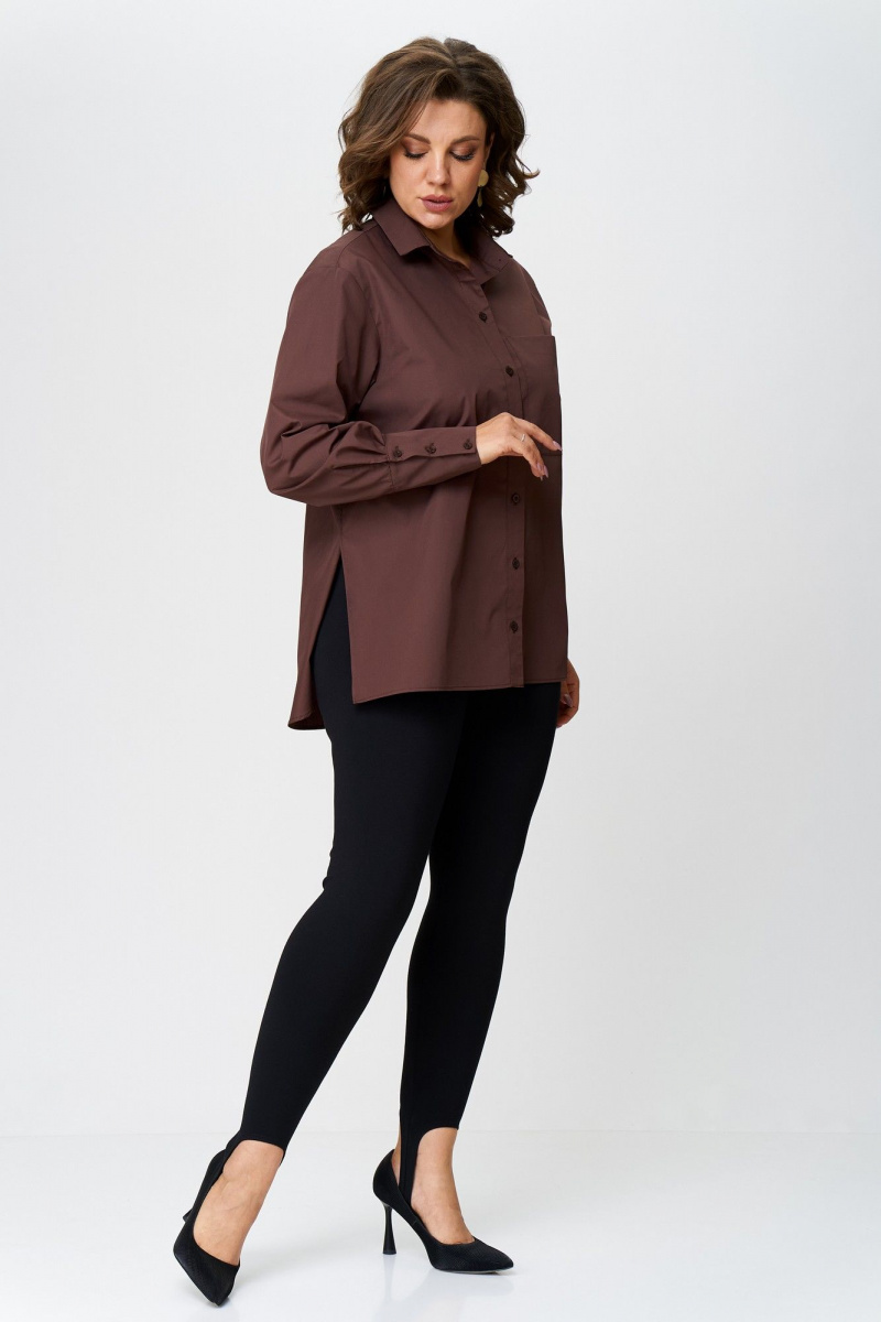 Рубашки Avenue Fashion 0301-7 шоколад