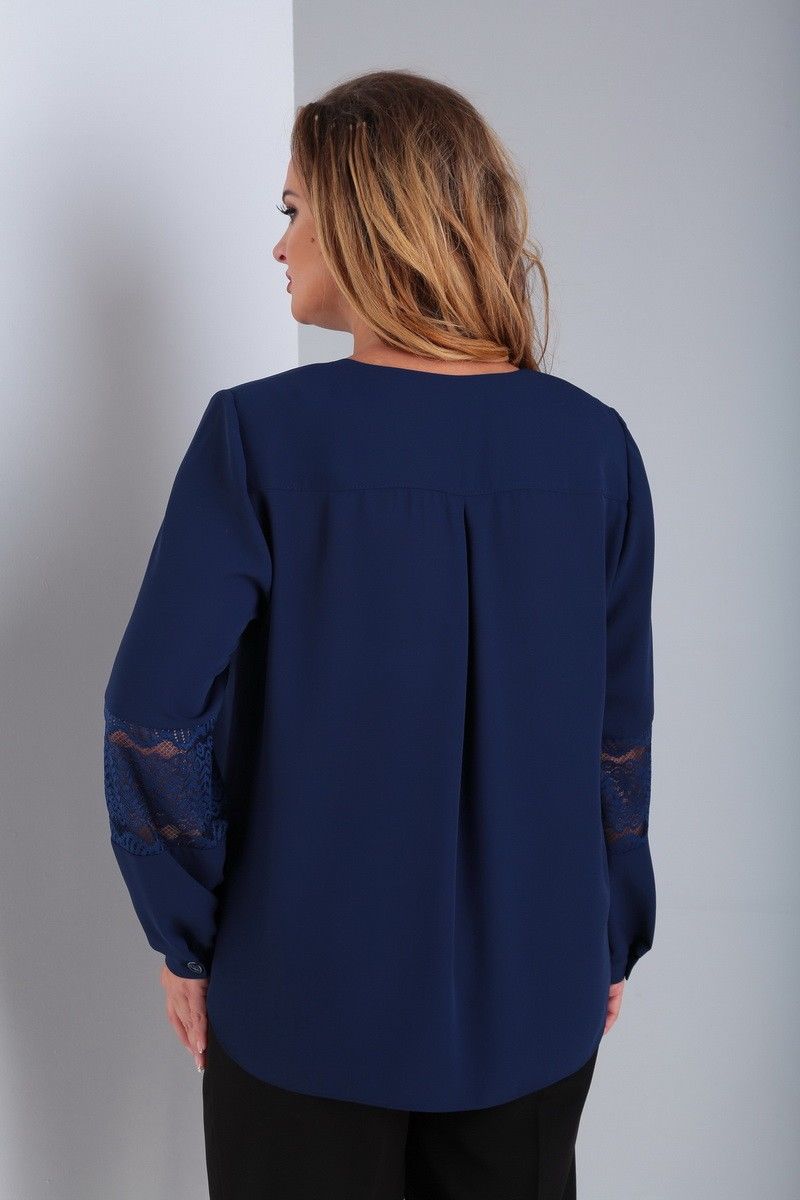 Блузы Ксения Стиль 1840 синий