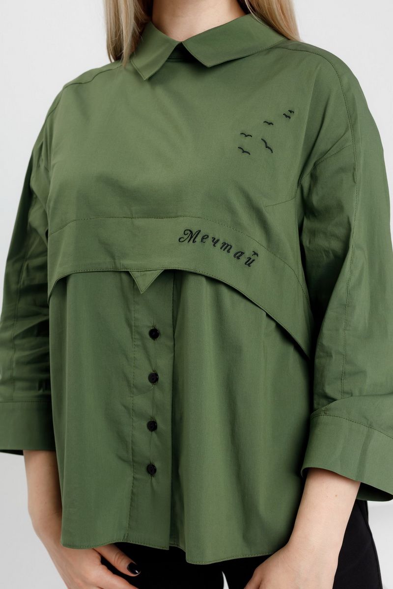 Блузы YFS 754 зеленый
