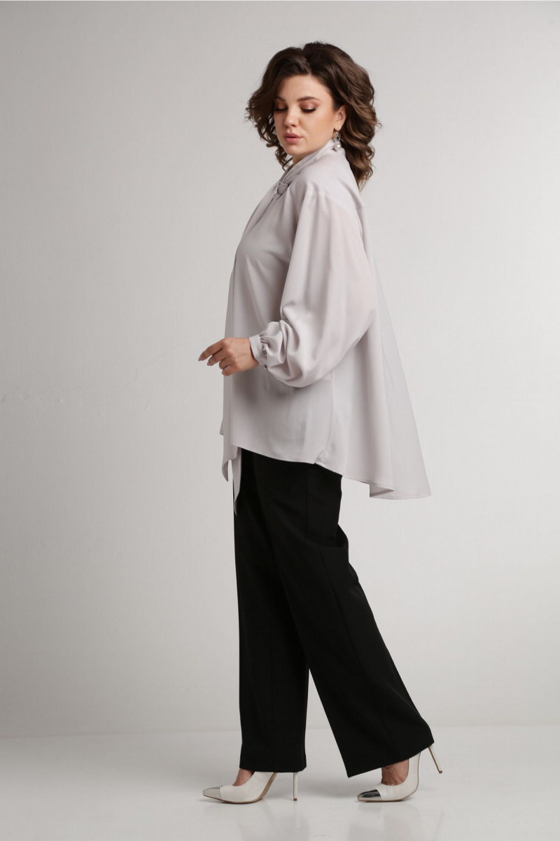 Блузы Aira Style 24-052 серая_роза