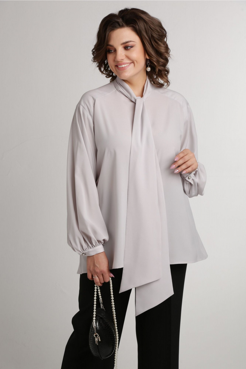 Блузы Aira Style 24-052 серая_роза