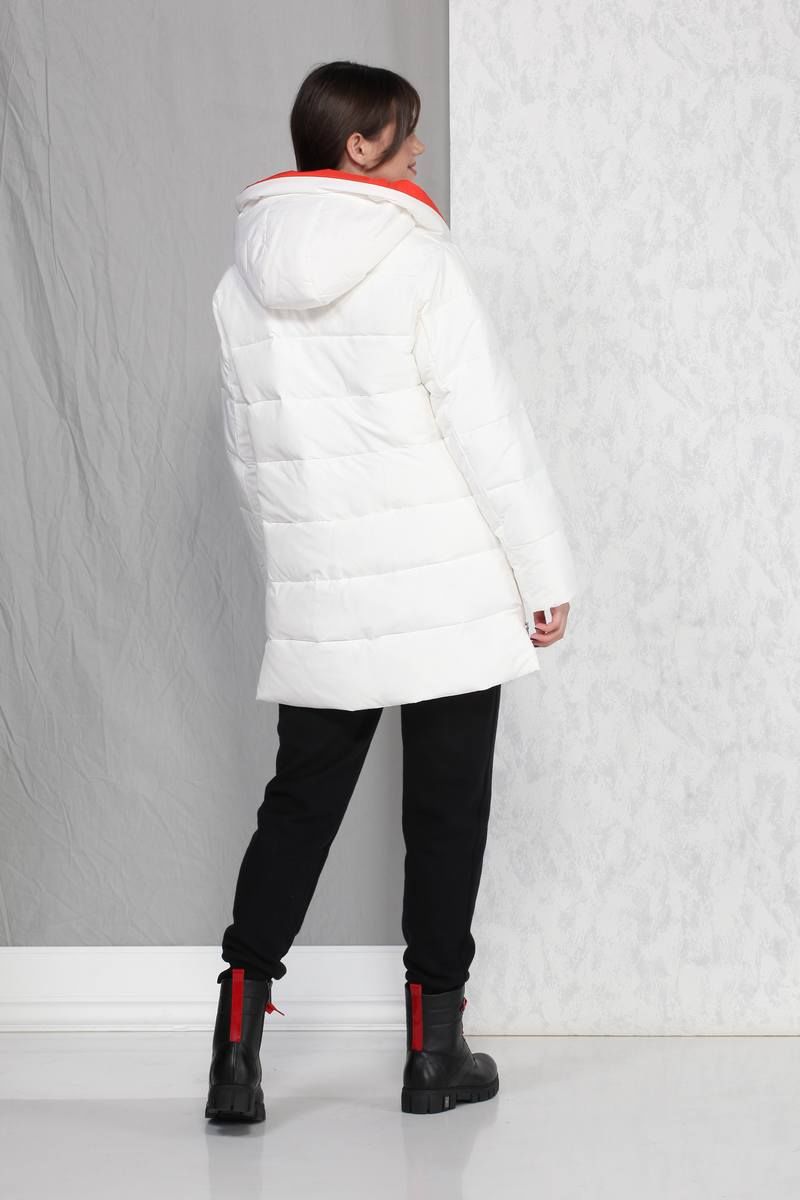 Женское пальто Beautiful&Free 4015 белый