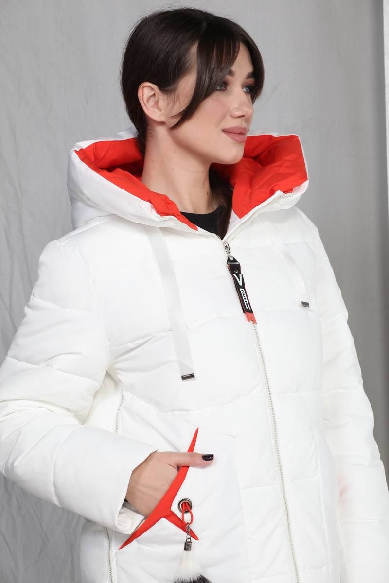 Женское пальто Beautiful&Free 4015 белый