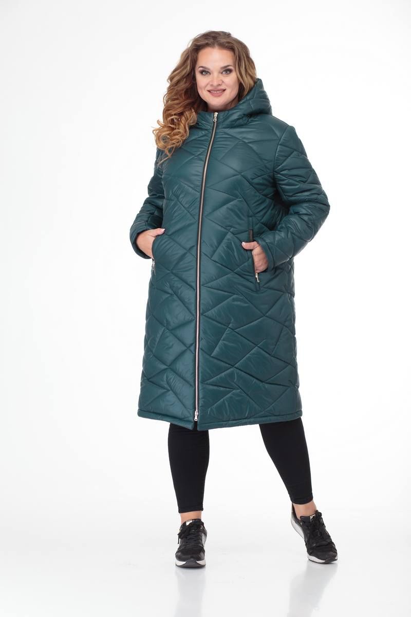 Женское пальто TrikoTex Stil М28-19 лагуна
