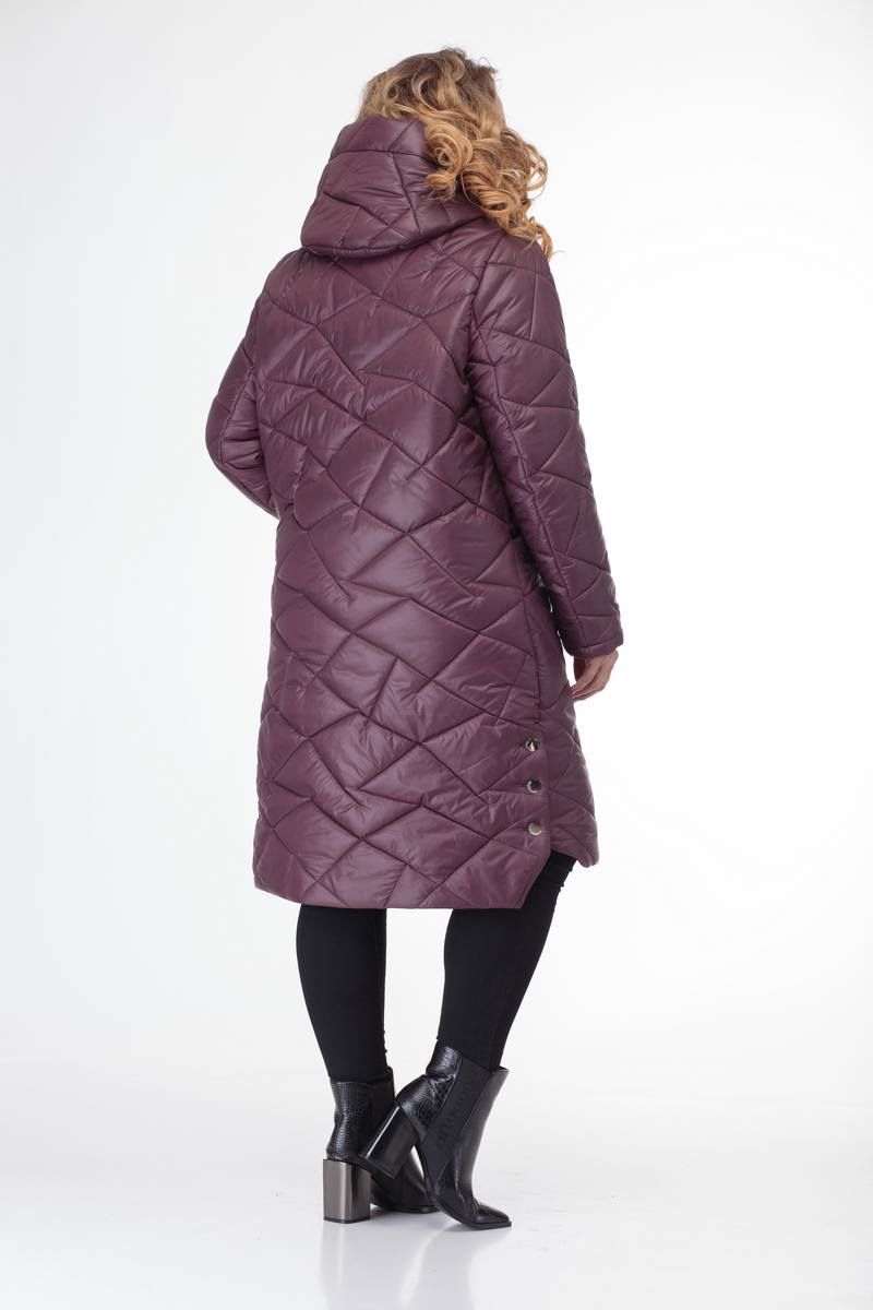 Женское пальто TrikoTex Stil М3420 вишня
