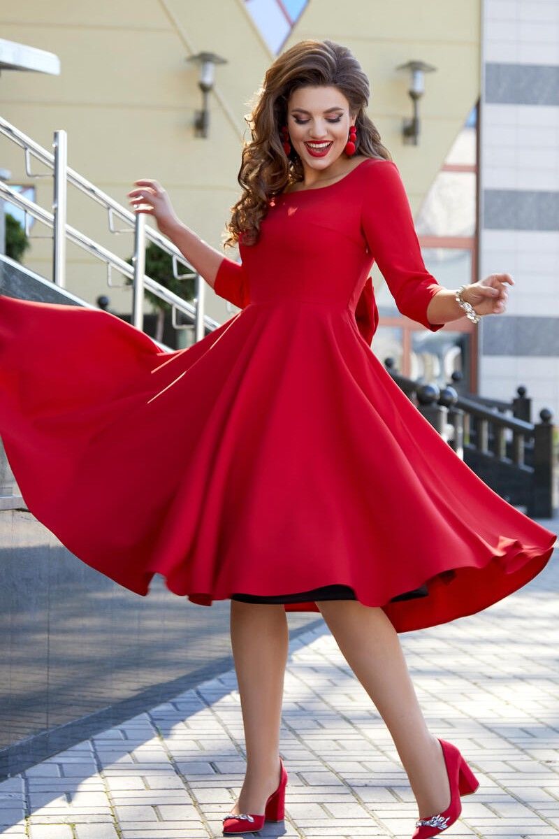 Платье Vittoria Queen 12923 красный