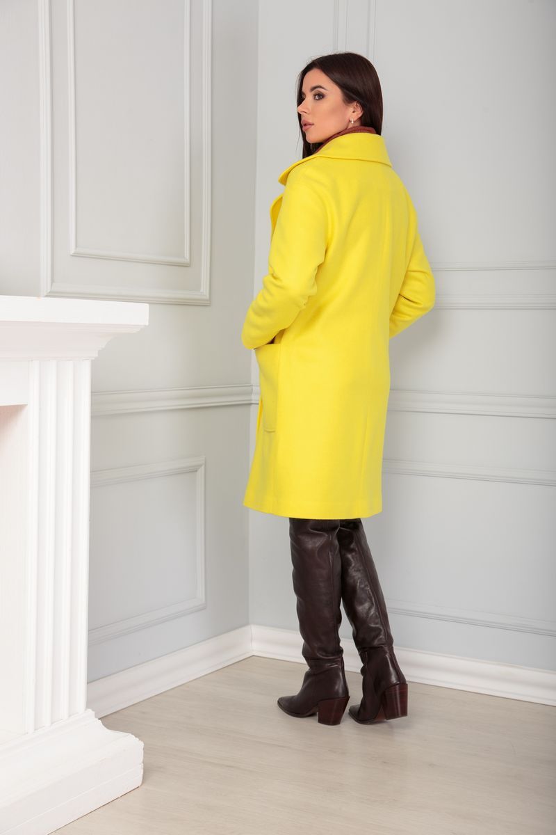 Женское пальто Anastasia 520 лимон