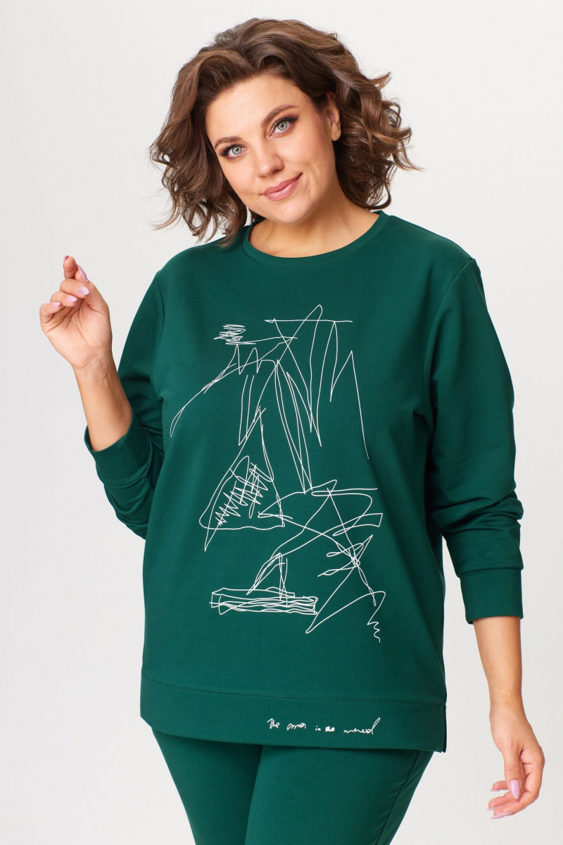 Брючный комплект STEFANY 2085 зеленый