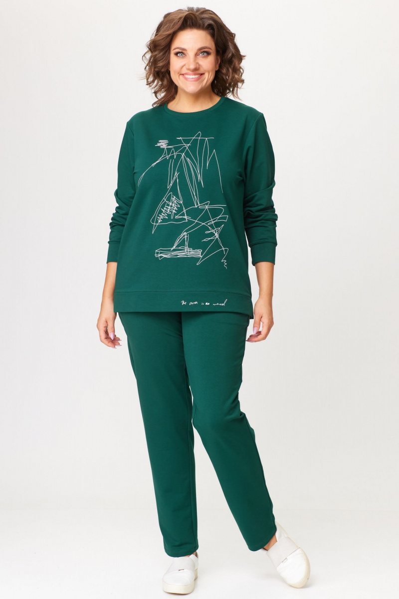 Брючный комплект STEFANY 2085 зеленый