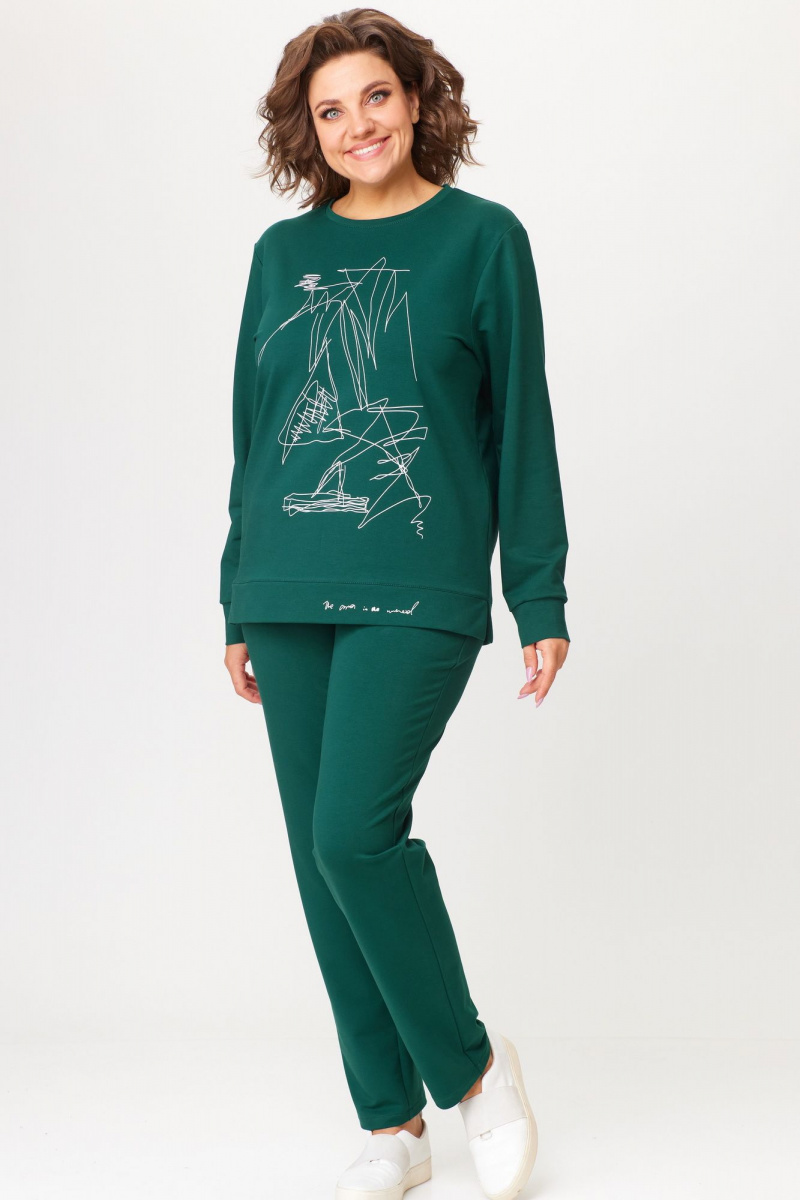 Брючный комплект STEFANY 2085 зеленый