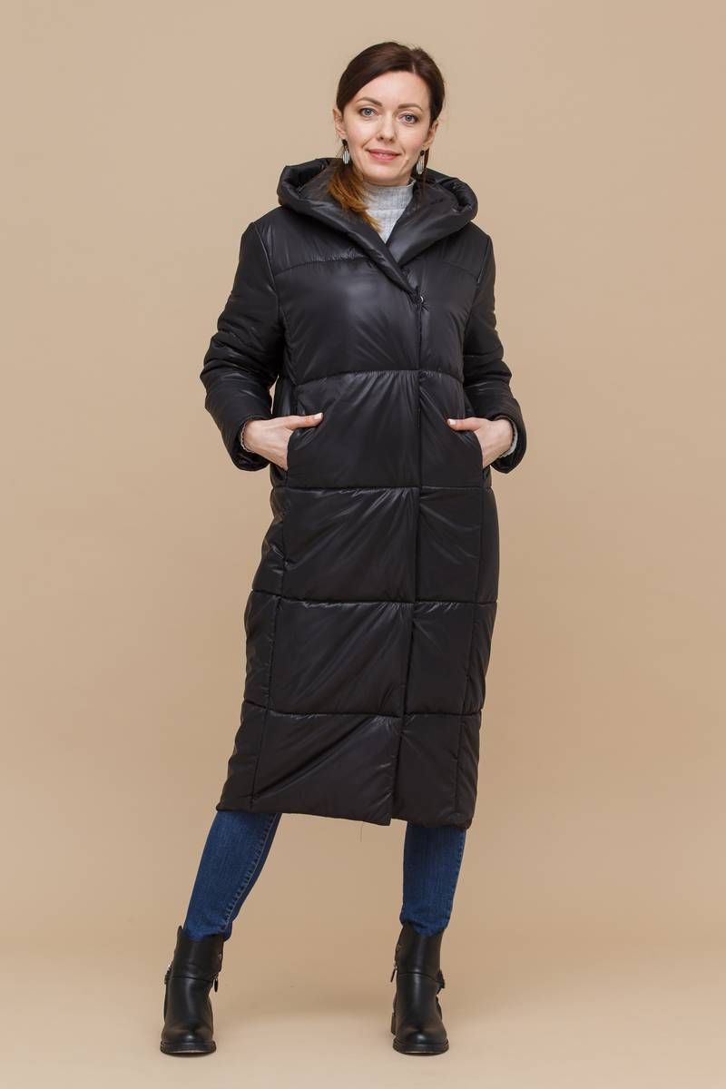 Женское пальто Domna 8325 черный(170)