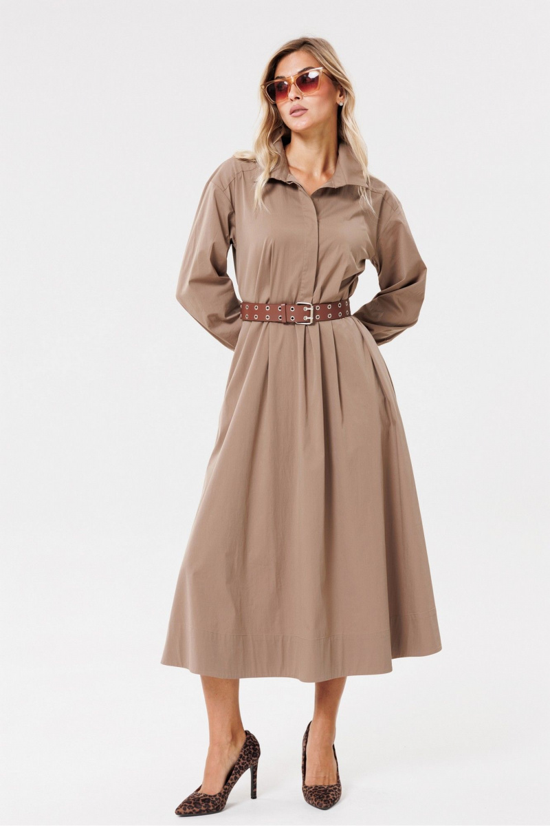 Платья PRATA wear S003 коричневый