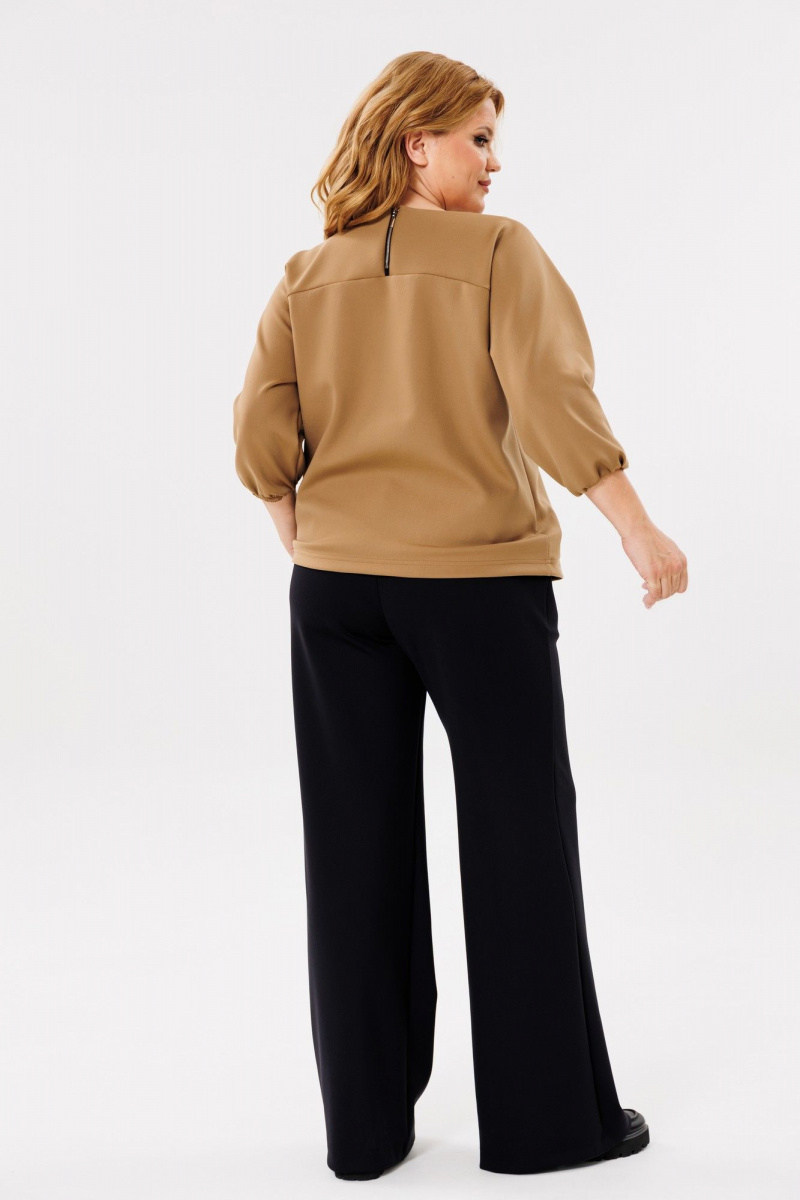 Брючный комплект Michel chic 1400 песок,черный