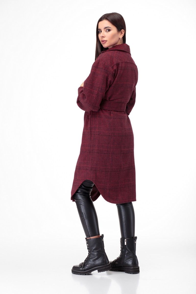 Женское пальто Anelli 935 красный