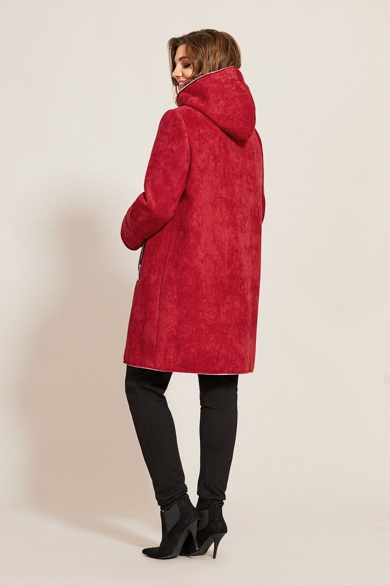 Женская куртка Магия Стиля М-2509 красный