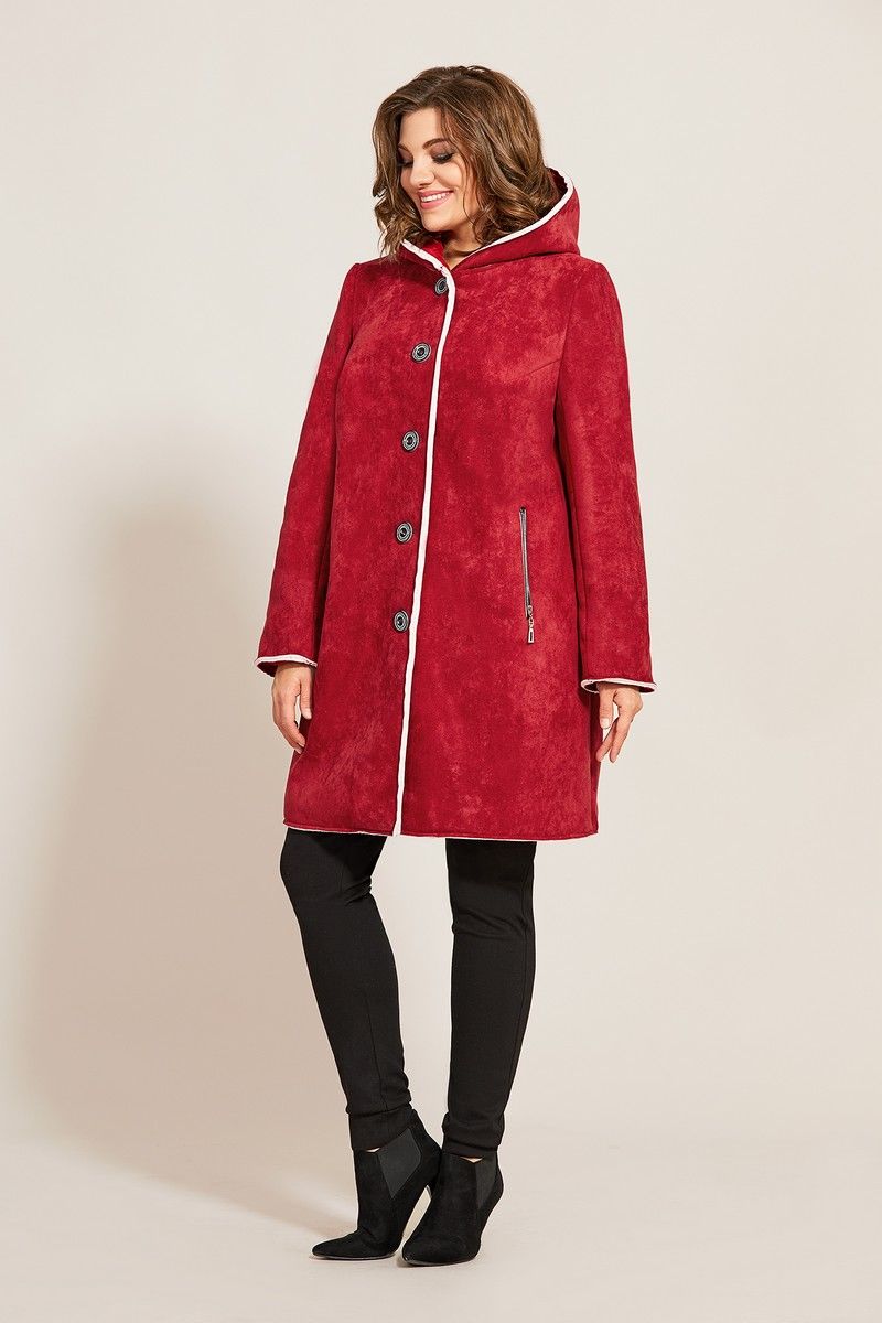 Женская куртка Магия Стиля М-2509 красный